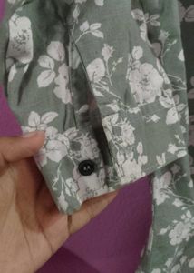 Floral Button-Down Shirt