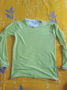 Green Zara Long Sleeve T-Shirt