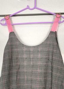 Korean Checked Dress 🍄