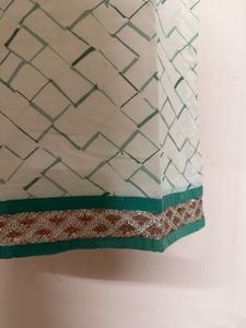 Teal &amp; Silver Salwar Kameez