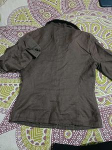 Brown Faux Suede Jacket 🧥😍