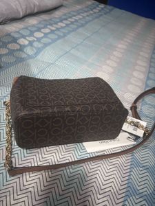 Calvin Klein Women Hailey Monogram Logo Crossbody