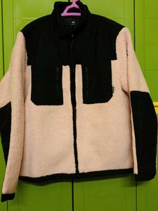 💞Unisex Pink And Black Teddy Jacket💕