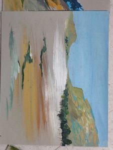Poster Colour On Paper