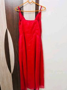 Vero Moda Cowl Neck Red Dress