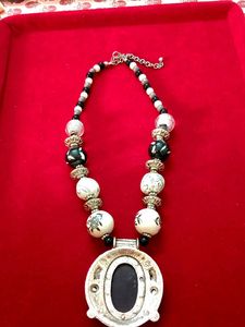 Vintage Real Stone Pandora Necklace