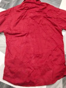 Red Casual Shirt