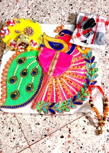 Laddu Gopal Ji 4 Number Dresses Night Dresse