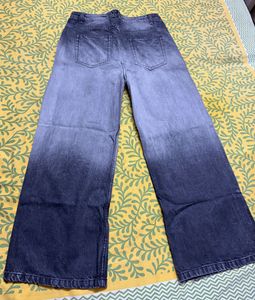Wide Leg Denim Jeans