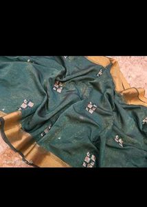 Elegant Green Saree