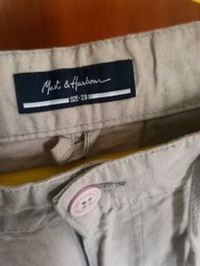 28 Waist NEW Linen Blend Pants