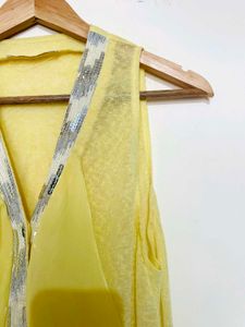 Sunshine Drap Sequence Top A