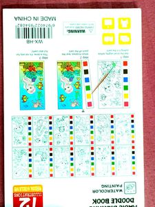 Story Garden &amp; Mermaid No Colour Painting Books