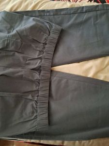 Gray Casual Pants