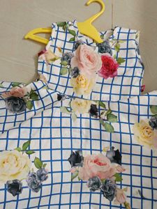 Beautiful Floral Frock With Jacket