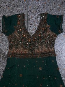 Designer A Line Suit Set Stitched