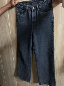 Charcoal Straigh Jeans
