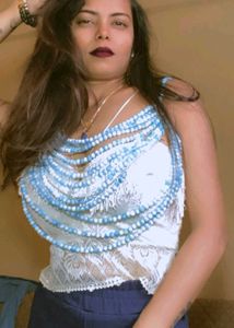 Handcrafted Beaded Jacket Top