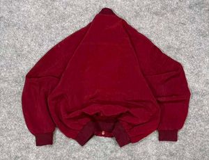 Burgundy Velvet Bomber Jacket