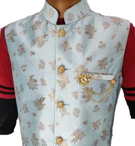 Stylish Floral Print Waistcoat