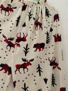 Fun Moose Print Pajama Pants