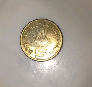 Rs 5 - Income Tax 150 Years Of Building India, Chanakya, Kolkata Mint