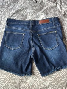 Blue Women Shorts
