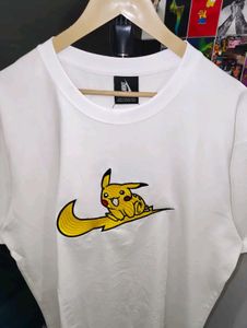 PIKACHU EDITION EMBROIDERY UNISEX OVERSIZE TEE 🔥