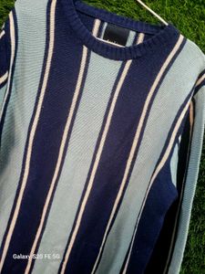 Striped Knit Sweater