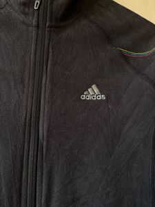 XS- Adidas Black Fleece Jacket