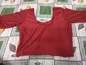 Maroon Blouse Stretchable