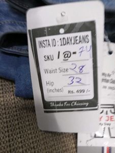 I@74 Size-28 Slim Jeans