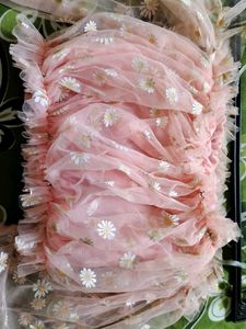 Pink Daisy Mesh Top
