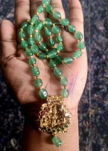 Premium Quality Laxmi Pendent Beads Chain