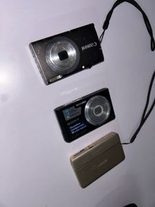 Sony Cyber-shot &amp; Canon Camera Vintage