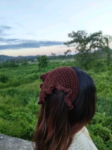 Brown Hair Bandana