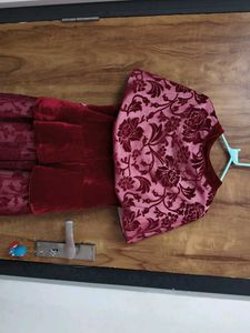 Elegant Maroon Dress