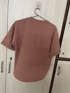 Cute Pink Textured Top