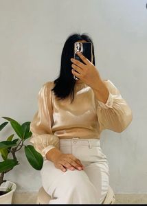 Sheer Golden Tops
