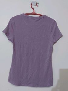 Babe Round Neck Casual T-shirt.