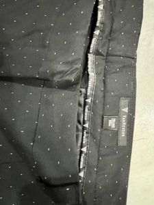 Van Heusen Black Slim-Fit Formal Trousers