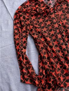 Printed Net Shirt