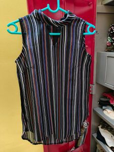 Striped Sleeveless Top