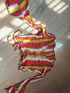 Striped Spaghetti Strap Top