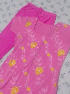 Women Kurti With Leggings Set