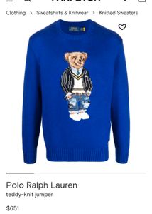 Ralph Lauren Bear Sweater