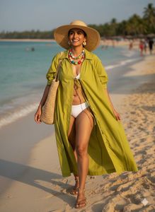 🍋 Luxe Chartreuse Smock Dress: Your Glow Up ✨