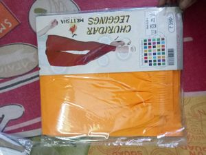 Colorful Churidar Leggings - set of 4