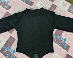 Black Zip-Up top