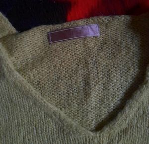 Lime Green Stylish Sweater Top